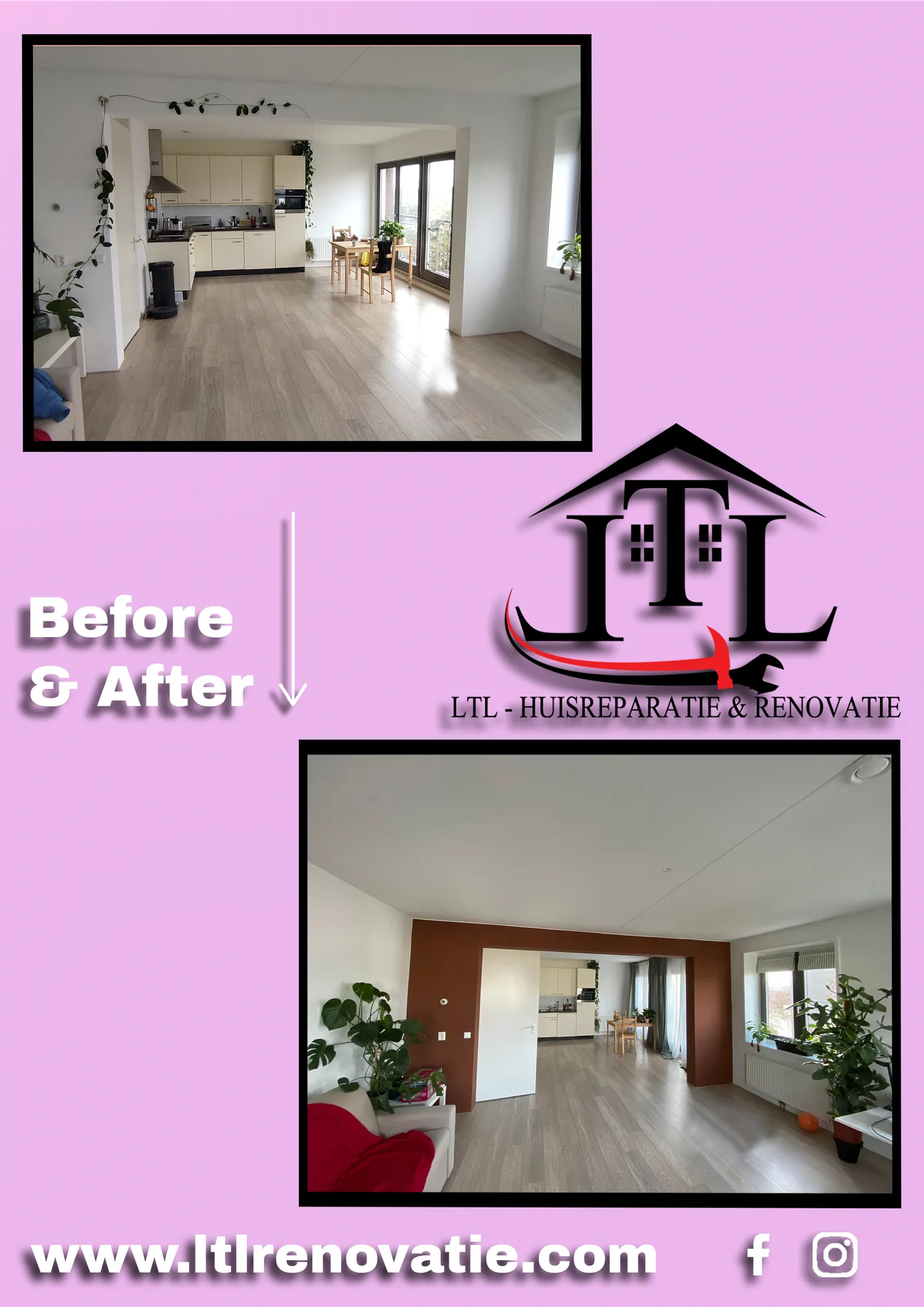 Renovatieproject in Haarlem door LTL Huisreparatie & Renovatie