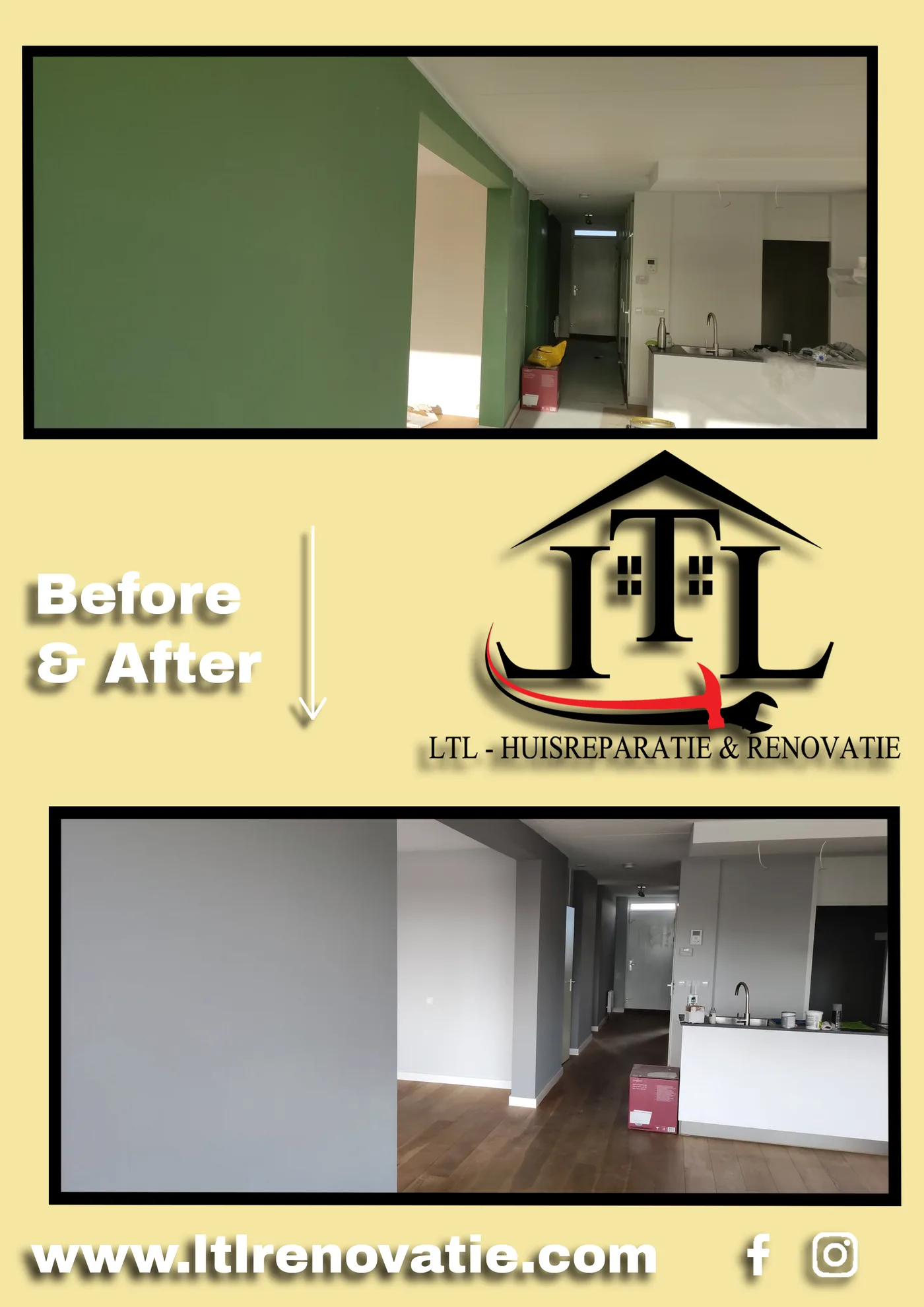 Renovatieproject in Den Haag door LTL Huisreparatie & Renovatie