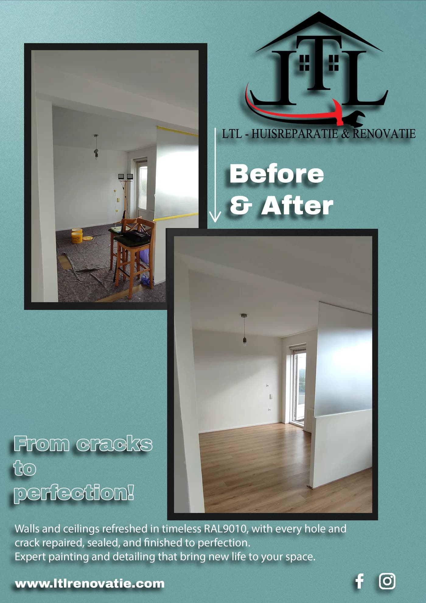 Renovatieproject in Amsterdam door LTL Huisreparatie & Renovatie