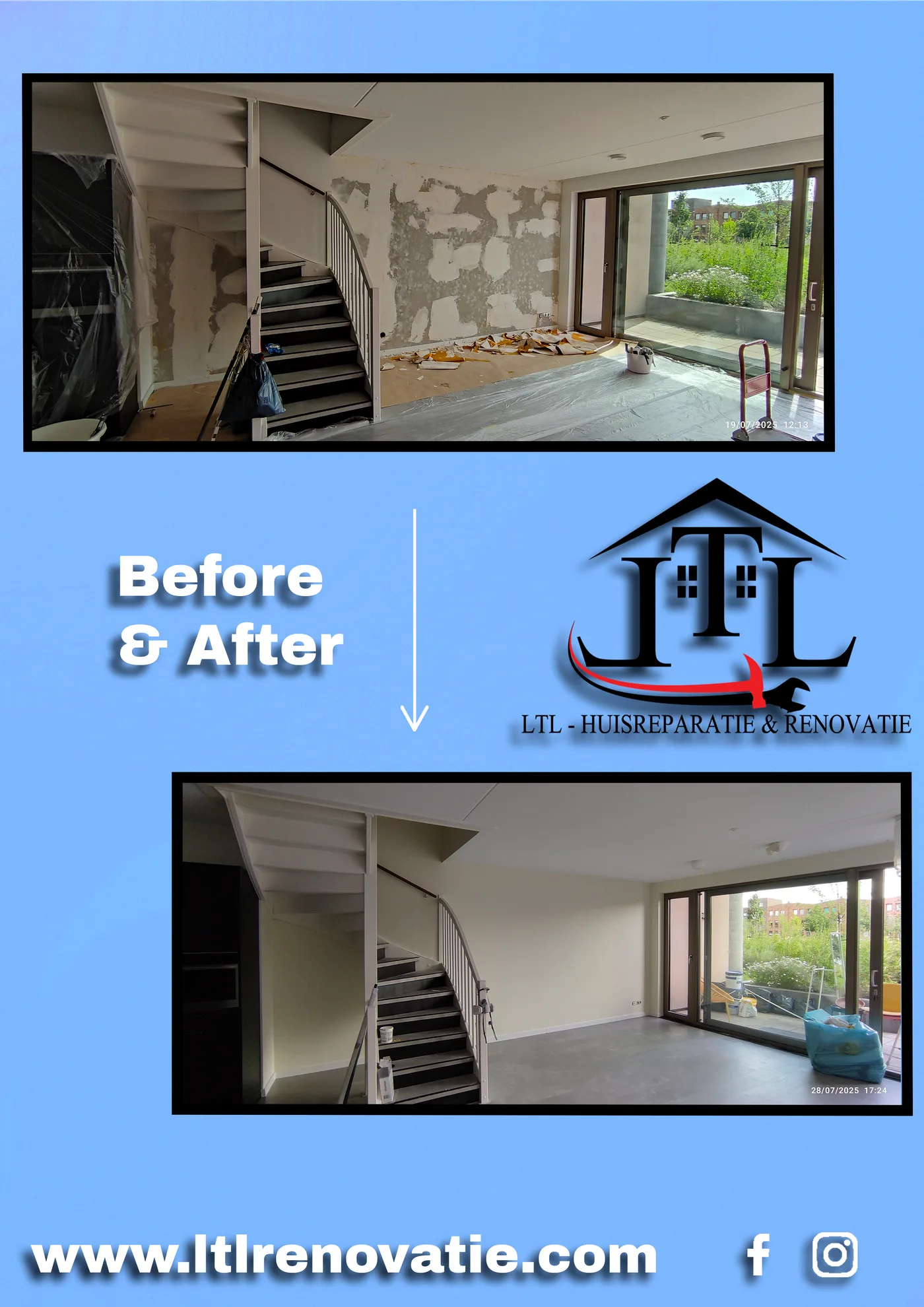 Renovatieproject in Utrecht door LTL Huisreparatie & Renovatie