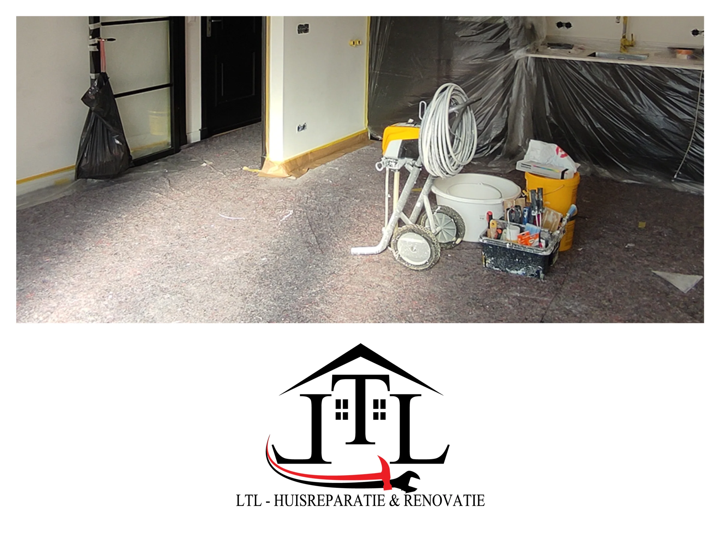 Airless spuitwerk in Amsterdam, afgerond project door LTL Huisreparatie & Renovatie